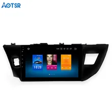 Carro 2 din android gps navi para toyota corolla 2015 autoradio unidade de cabeça de navegação multimídia 4gb + 32gb android 8.0 buit-in dsp