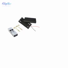 50Pcs 2xAA Battery Case Holder Socket Wire Junction Boxes With Wires, Switch&Cover, Dupont 2.54mm 2P Header and Crimps