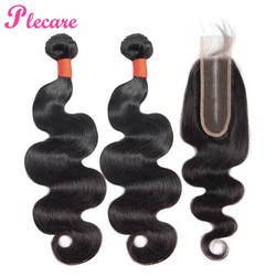Paquetes de Plecare con Cierre Cuerpo de Onda Brasileña Paquetes de Pelo con Cierre 100% Cabello Humano 2 Paquetes con Cierre No Remy Paquetes de Plecare con Cierre Cuerpo de Onda Brasileña Paquetes de Pelo con Cierre 100% Cabello Humano 2 Paquetes con Cierre No Remy