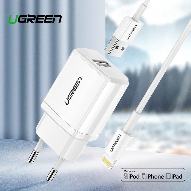 Best Offers Ugreen 5V2.1A USB Charger MFi USB Cable for iPhone Xs Max XR Mobile Phone Charger for iPhone X 8 7 Wall Phone Charger for ipad Best Offers Ugreen 5V2.1A USB Charger MFi USB Cable for iPhone Xs Max XR Mobile Phone Charger for iPhone X 8 7 Wall Phone Charger for ipad