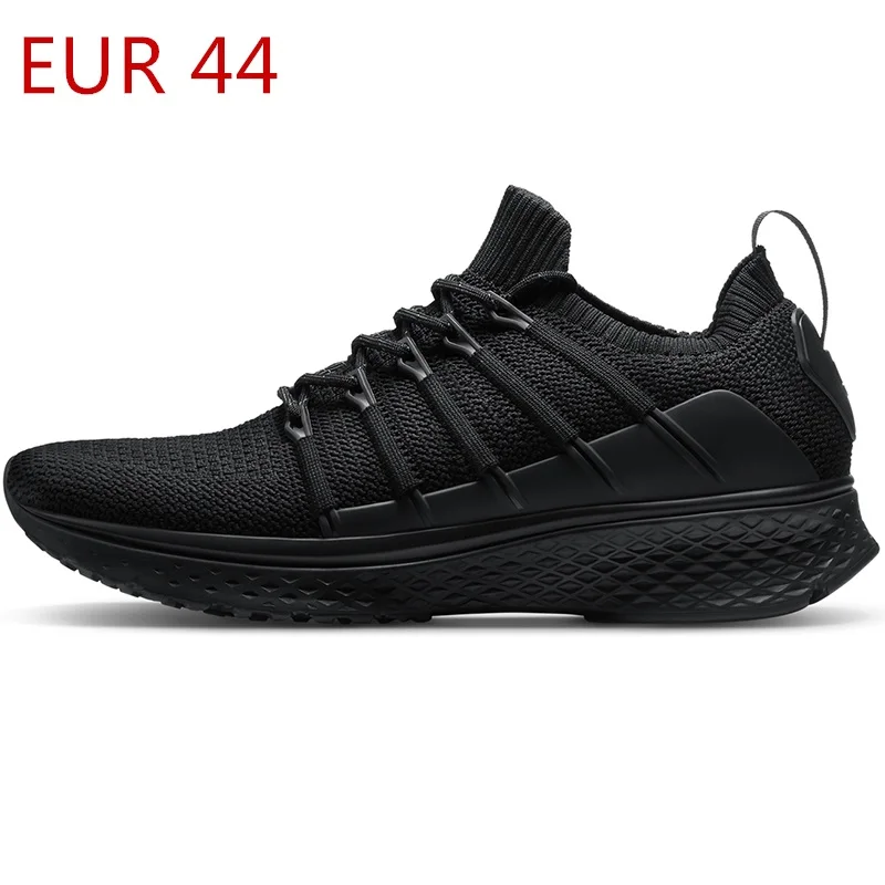black EUR 44 Xiaomi Mijia Sneaker 2 смарт-кроссовки для бега для мужчин, для спорта на открытом воздухе, новая система блокировки Fishbone, эластичный вязаный вамп для мужчин, умный Спорт - Цвет: black EUR 44