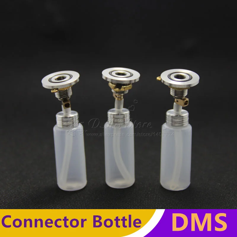 

E-XY PE bottle for BF Squonk box mod Empty Eliquid Bottle 8ml capacity 510 PEEK Insulator connector V5 connector bottom feeder