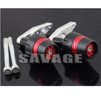 

New Design Motorcycle Frame Sliders Crash Protector Falling Protection For KAWASAKI ER-6F 2012-2014 Red