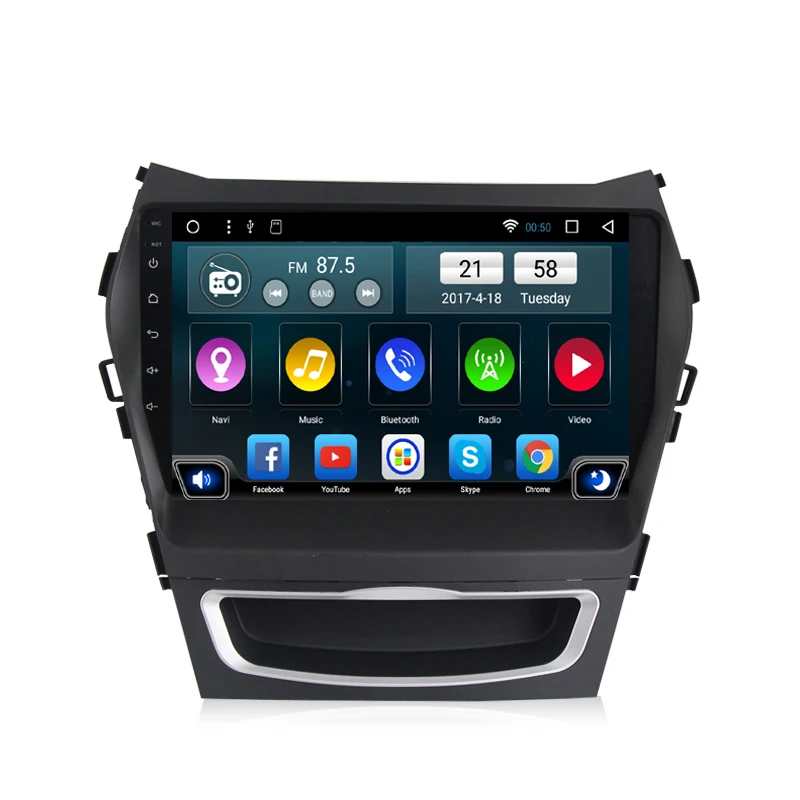 

Android 7.1 Car Multimedia for Hyundai Santa Fe 3 with GPS Radio HD 1080P + 3G 4G WIFI BT HD 1024*600 quad core