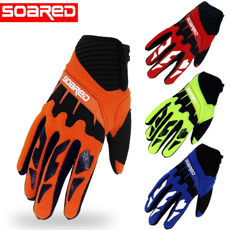Beste STEEG 3 12 jaar Kids volledige Vinger Fietshandschoenen Skate Sport Riding Road Mountainbike Handschoenen voor Jongens en Meisjes