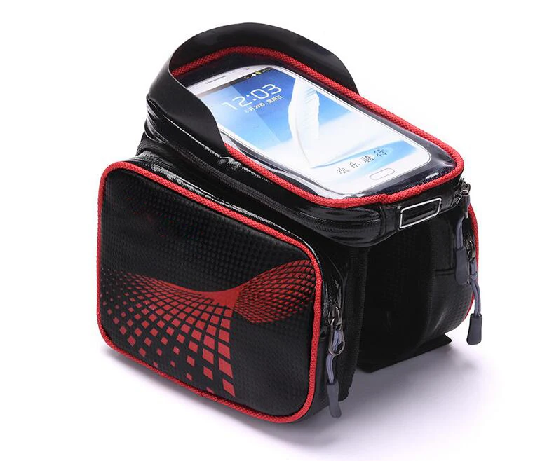 Top 2017 Real Bike Bag Bisiklet Aksesuar Touch The Mountain Bike Front Beam On Tube Rainproof Saddle Riding Equipment Accessories 13 Top 2017 Real Bike Bag Bisiklet Aksesuar Touch The Mountain Bike Front Beam On Tube Rainproof Saddle Riding Equipment Accessories 13