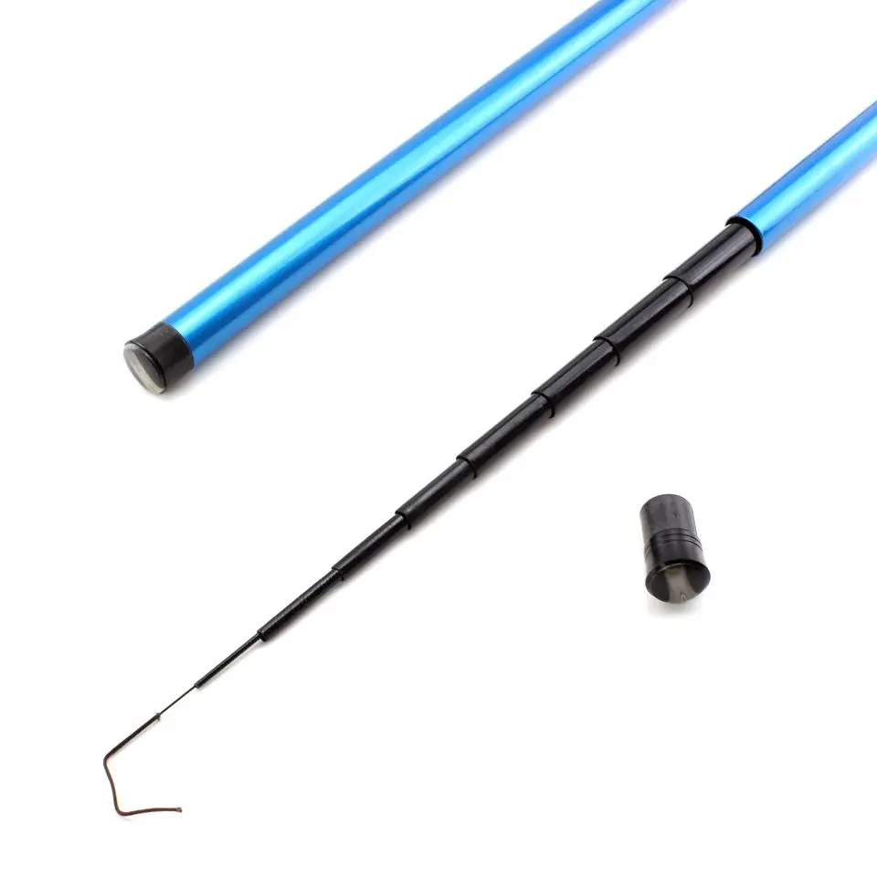 Vara de Pesca Vara de Pesca de Fibra Fibra de Carbono Vara de Mão Metros de Pesca Equipamento de Pesca Alta Qualidade Telescópica Pólo Córrego Carpa de Pólo 3.6 7.2 8 Varas de pescar