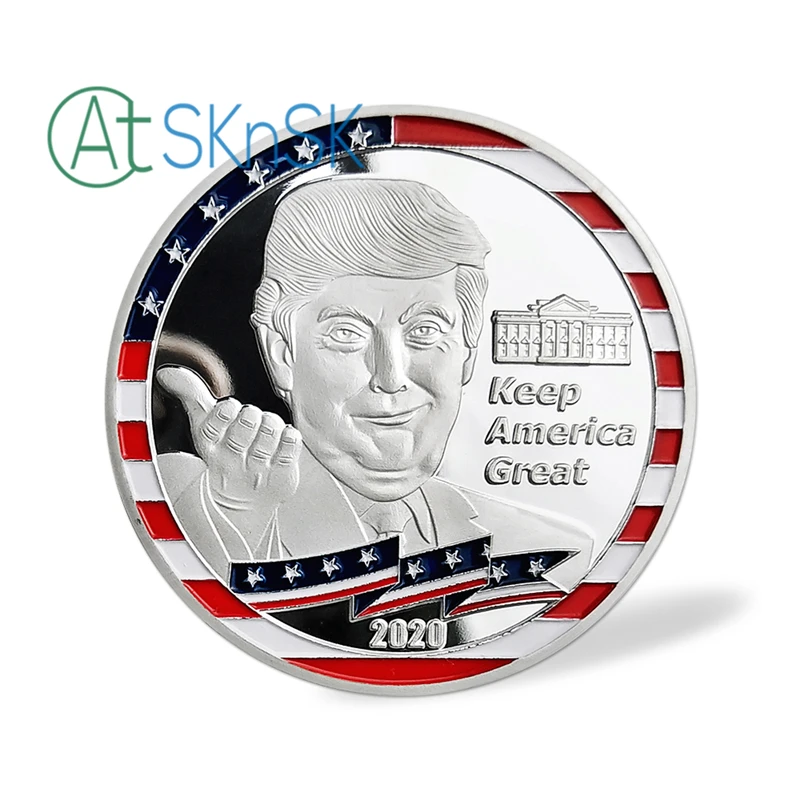 США Трамп президентский вызов монета держать Америку большой Hollywod аллея славы звезда памятная, металлическая значок для коллекции