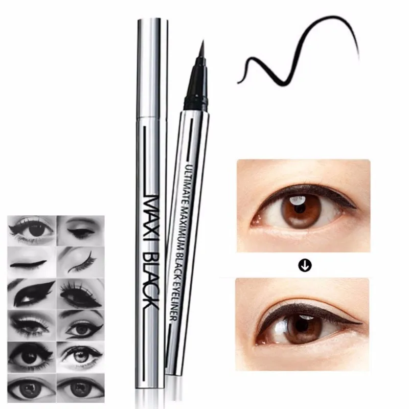 1 шт. пикантные жидкая подводка Водонепроницаемый Eye Liner Make Up Черный Красота косметический Лидер продаж