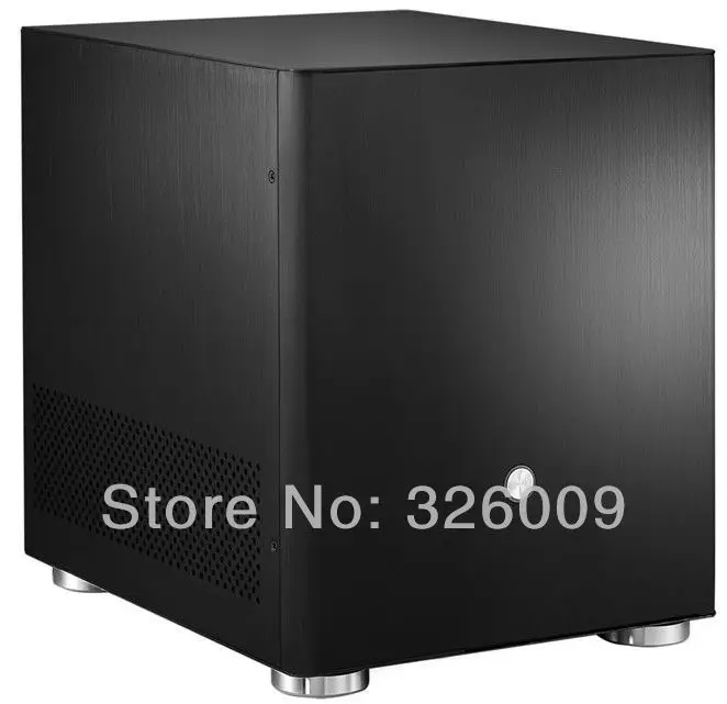 Оригинальный черный HTPC чехол Jonsbo V4B V4 MATX с полностью алюминиевым 1 5 мм 3 ''HDD USB3.0