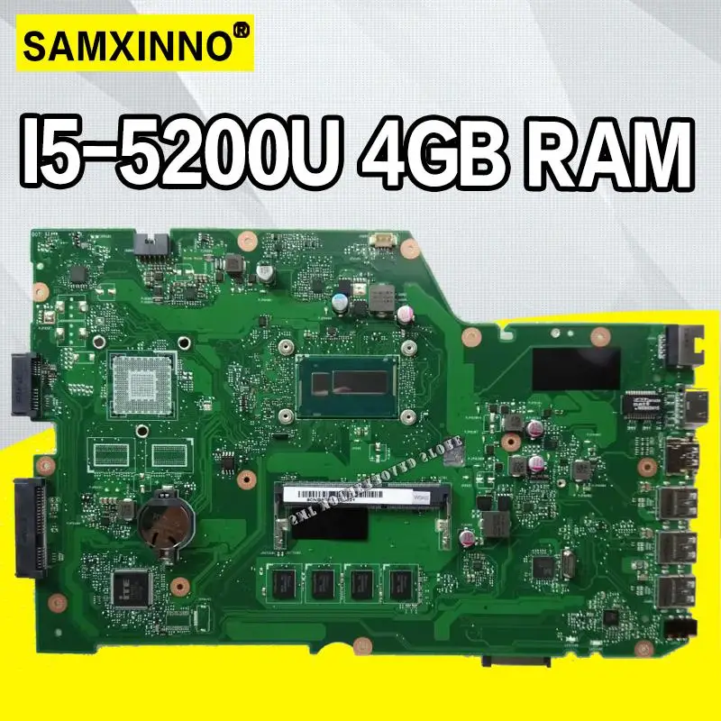 X751LAB материнская плата для ASUS X751L K751L R752L X751LD X751LX X751LJ X751LA ноутбук материнская плата I5-5200U Процессор 4 Гб Оперативная память EDP
