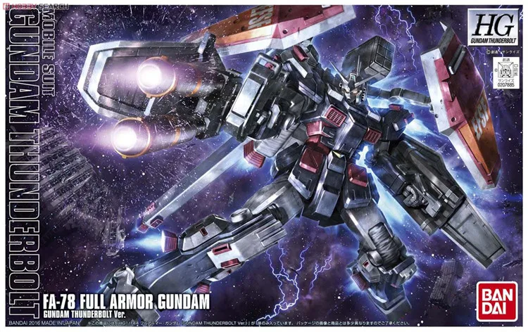 

Bandai 1/144 FULL ARMOR GUNDAM THUNDERBOLT VER -ANIME VER. Mobile Suit Action Figures Assemble Model Kits toy