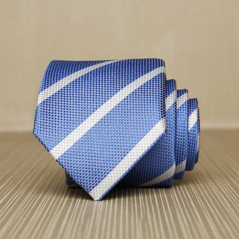 Модные галстуки для мужчин шелковый галстук 7 см мужской строгий деловой ГАЛСТУК брендовые шелковые повседневные рабочие свадебные мужские галстуки - Цвет: Style 14