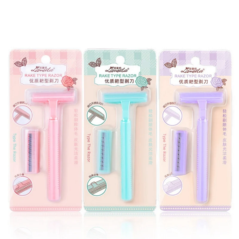 

Portable Hair Shaving Knife Stainless Steel Blade Hair Shaver Armpit Hair Knife For Women 2019