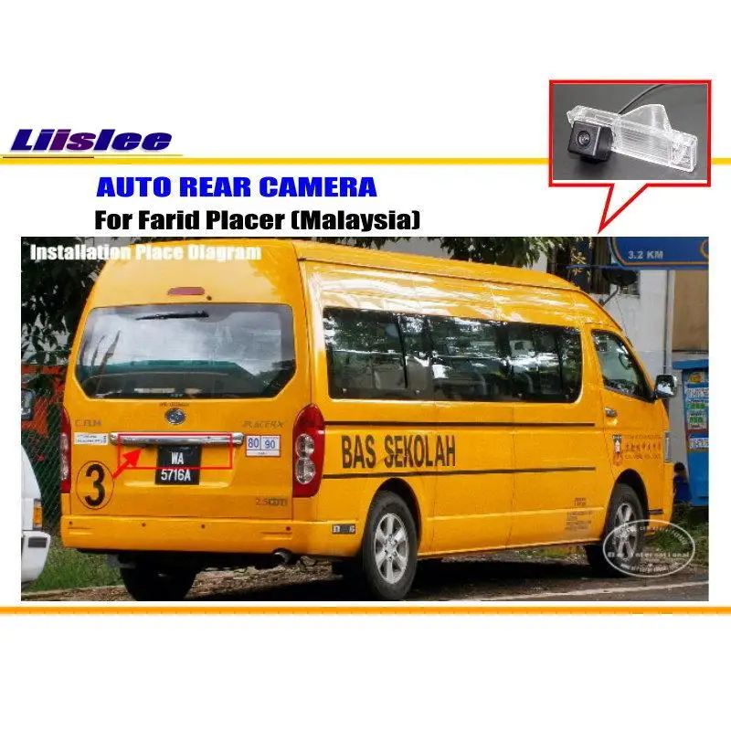 Liislee License Plate Light Camera / HD CCD Night Vision 