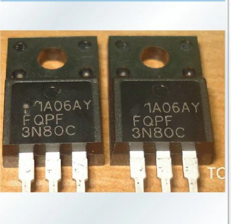 Бесплатная Доставка 10 шт./лот FQPF3N80C 3N80 TO-220F МОП трубы N-channel 800 В 3A новый