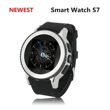 2017 High tech Inteligente Android Smartwatch WIFI GPS Waterproof Watches Men S7 Smart Watch For font