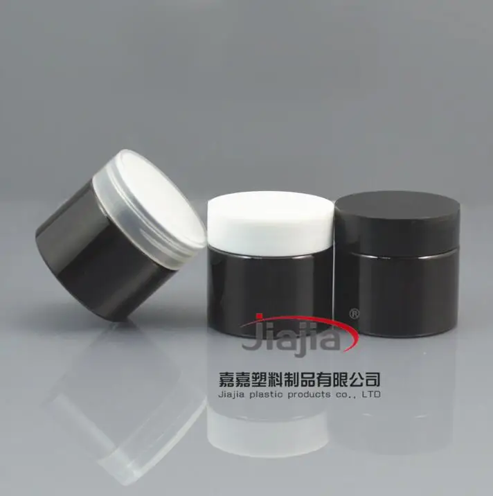 

25 grams brown PET Cosmetic Jar with black/white/clear PP lid, 25 ml Sample Container,25G Cream Jars or eye cream jar.