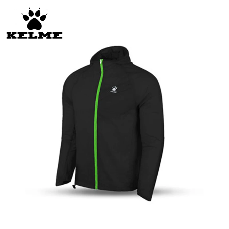 KELME 2016 Men Soccer Raincoat Jacket Suit Sport Outdoors