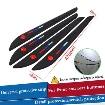 

Car Bumper Protector Car Anti-collision Strip Decorative Strip Car Styling For Ford mondeo kuga fiesta Focus 2 3 ecosport fusion