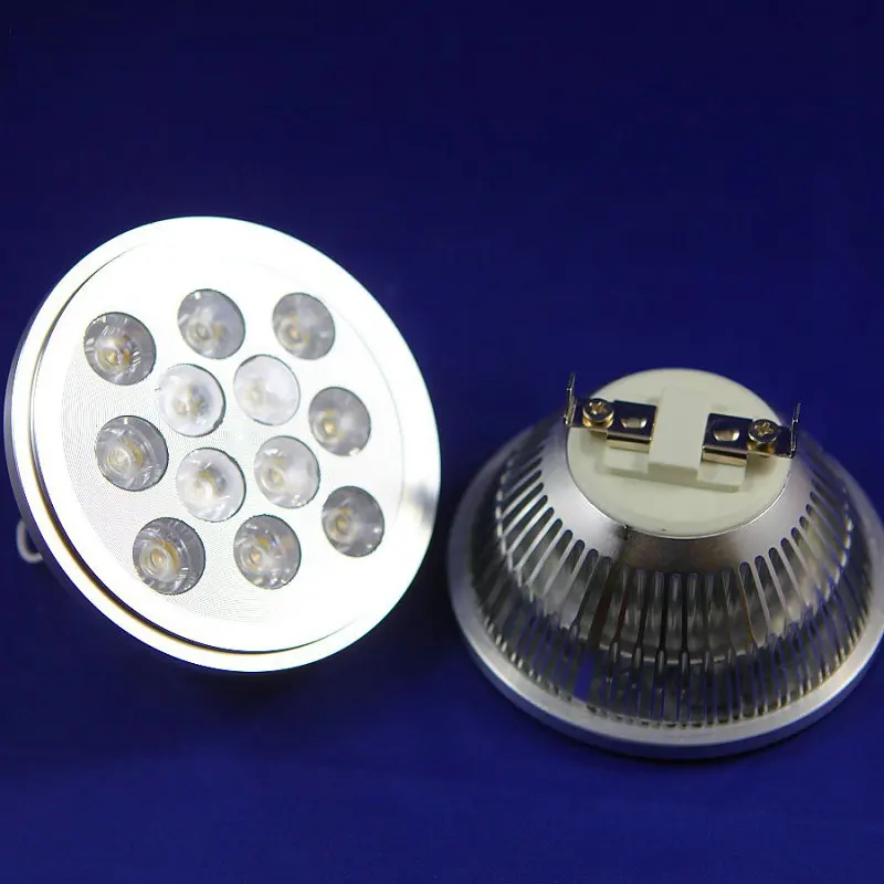 Светодиодный прожектор CREE G53 ES111 QR111 AR111 GU10 12 Вт светодиодный теплый белый/холодный