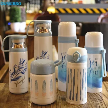 

2018 Fashion Fruittea Thermos Mug Vacuum Cute belly cup Thermal Thermo Mug 500ML Insulated Tumbler Travel Cups Thermocup Mugs