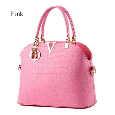 Женские кожаные сумки и кошельки, женские сумки через плечо, хорошее качество, искусственная кожа, женские сумки-мессенджеры, bolsa feminina FN57 - Цвет: Pink