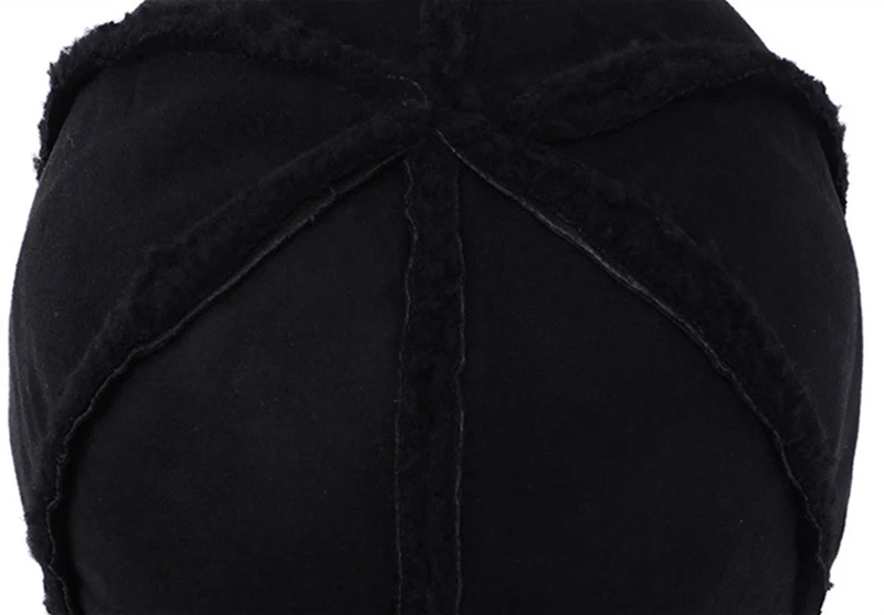 Thicken Winter Baseball Cap Warm Bone Men Women Wool Snapback Thermal Adjustable Truker Cap Dad Hat Sport Casquette CP0308 (1)