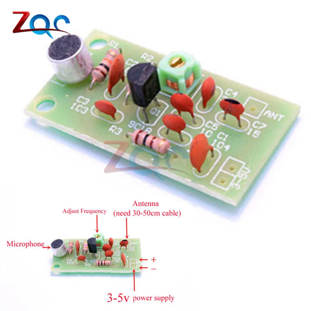 Беспроводной Стерео FM радио приемник модуль PCB FM DIY электронные комплекты 76 МГц-108 МГц DC 1,8 в-3,6 В