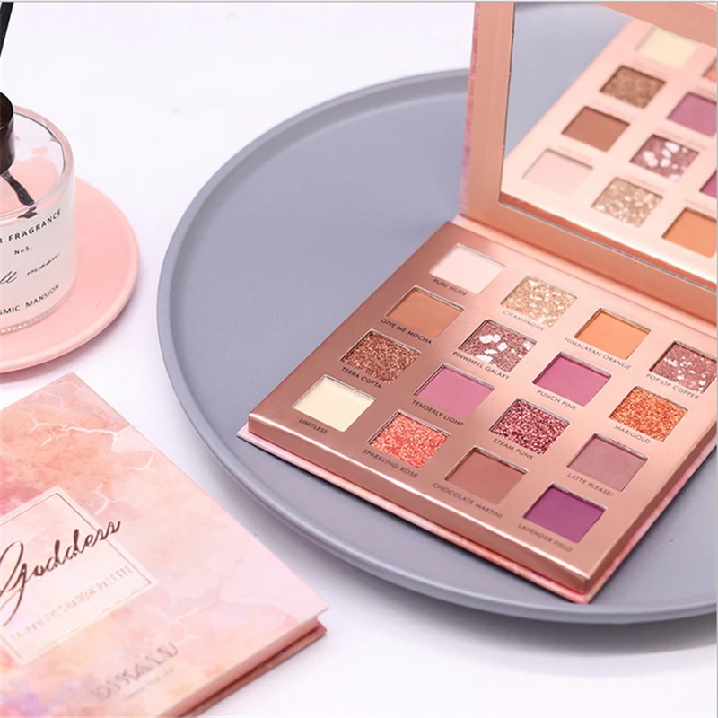 16 Colors Eyeshadow Matte Pearlescent Nude Pressed Shimmer Eye Shadow Make Up Cosmetics Shadows Waterproof Beauty Glazed |