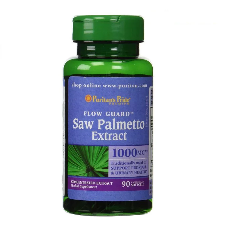 

Free Shipping saw Palmetto Extract 1000 mg 90 Pcs