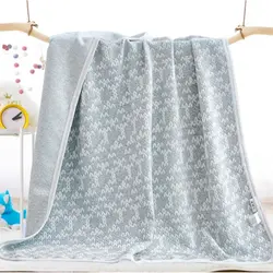 100*140 см Новорожденные детское одеяло кондиционер лоскутные одеяла летние дышащие тонкое стеганое одеяло хлопок детские постельные