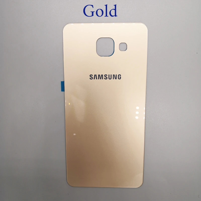 Samsung Galaxy A5 A510 A510F оригинальная задняя крышка для батареи чехол 3D стекло задняя крышка для samsung A5