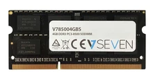 V7 4GB DDR3 PC3-8500 - 1066mhz SO DIMM Notebook módulo de memoria - V785004GBS, 4 GB, 1 x 4 GB, DDR3, 1066 MHz, 204-pin SO-DIMM,