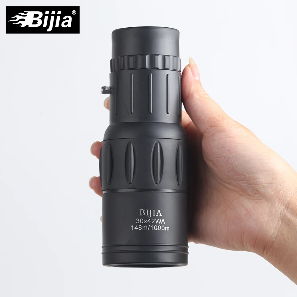 Bijia 30x42 высокомощный Монокуляр с двойным фокусом оптический Spyglass HD точечные