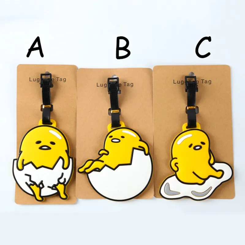 Креативная японская бирка для багажа Lazy Egg Jun Yolk мультфильм аксессуары