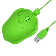 1000 точек/дюйм милый мультфильм аниме мода черепаха ПК ноутбук оптическая USB мышь Зеленый