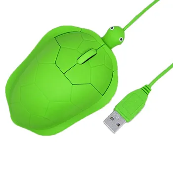 

1000dpi Cute Cartoon Anime Fashion Turtle PC Laptop Optical USB Mouse Green