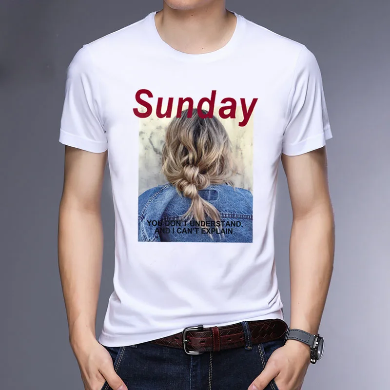2019 Smmer tops t shirts funny short sleeve t shirts funny cotton sunday print casual homme tops & tees plus size mens clothing 2019 Smmer tops t shirts funny short sleeve t shirts funny cotton sunday print casual homme tops & tees plus size mens clothing