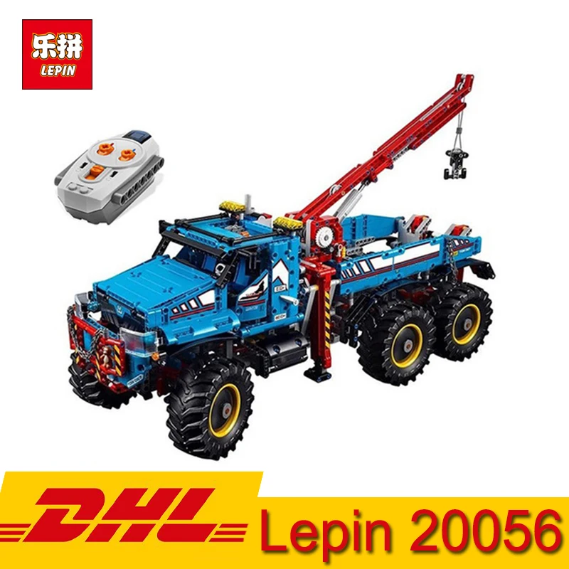 

LEPIN 20056 lepin Technic Series The Ultimate All Terrain 6X6 Remote Control Truck Building Block 1912pcs Bricks Kits Toys