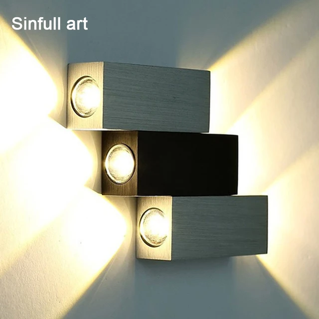 Creatieve led aluminium wandlamp Moderne slaapkamer wandlamp ... Creatieve led aluminium wandlamp Moderne slaapkamer wandlamp ...