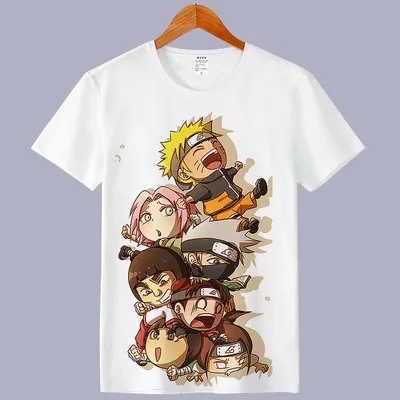 

Naruto short sleeves t-shirts naruto sasuke secondary yuan anime summer clothes Itachi clothing for men and women t-shirts