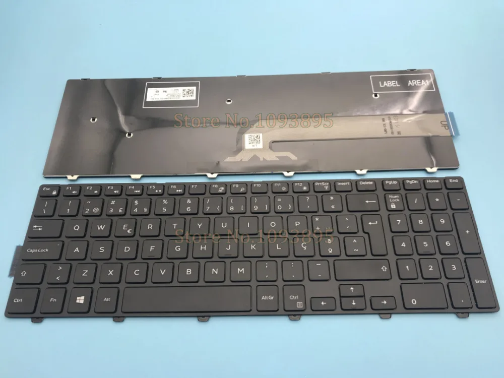 Новый португальская Клавиатура для ноутбука Dell Vostro 3546 3561 3562 3565 3568 клавиатура без