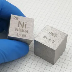 Высокая чистота 25,4x25,4x25,4 мм проволочная никелевая кубическая Таблица элементов куб для лабораторных исследований Подарочная Коллекция
