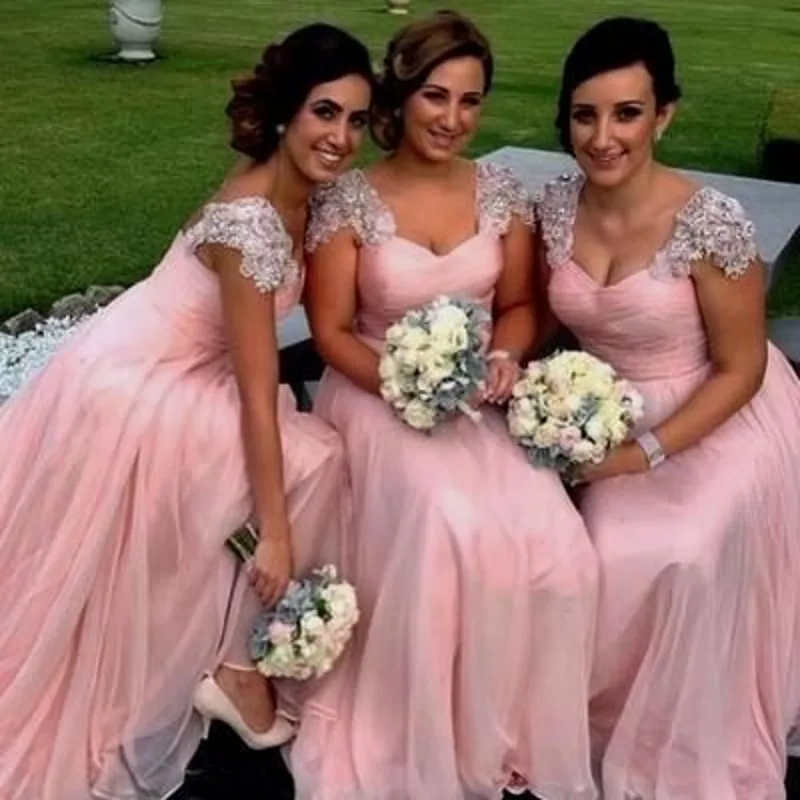 peach and burgundy bridesmaid dresses