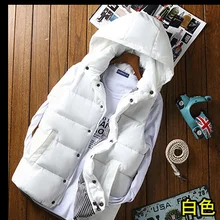 COHO осень/зима жилет мужской пуховый хлопковый жилет модный красивый Молодежный теплый жилет культивировать свою мораль