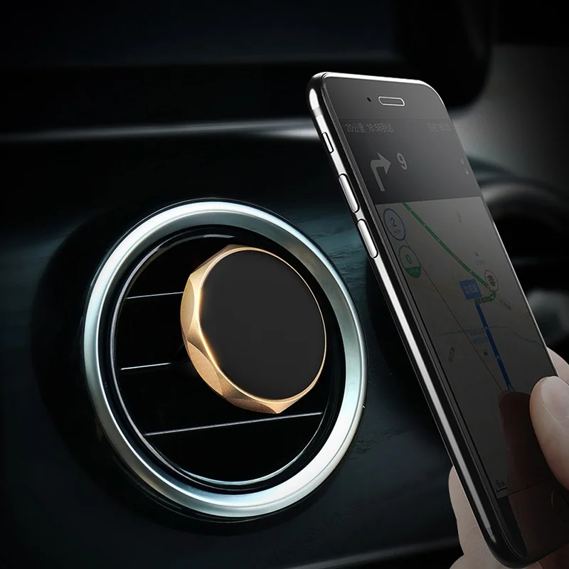 

360 Degree Car Phone Holder For Phone In Car Magnetic Mobile Phone Holder Universal Magnet Cell Smartphone Air Vent Holder Stand