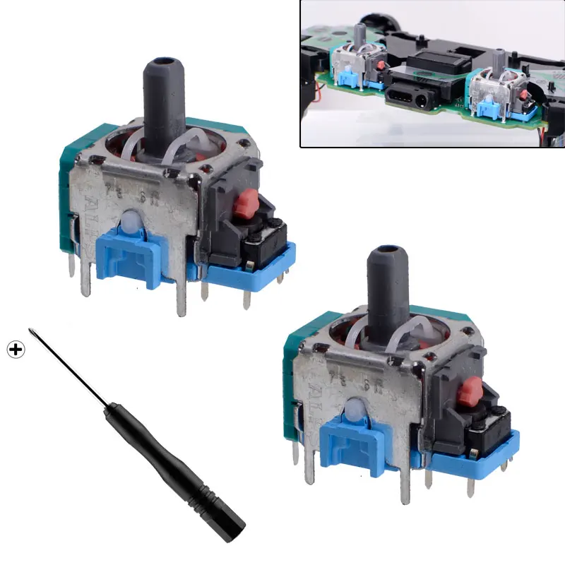 2pcs Original Analog Sensor Module 3d Joysticks For Ps4/ps4slim/ps4pro