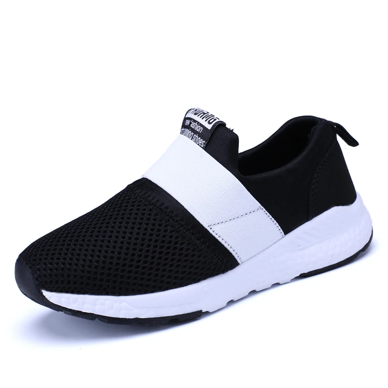 子供ウォーキングでゴムバンドボーイズガールメッシュ通気性スニーカーのための子供ビッグ子供 Walking Shoes Aliexpress