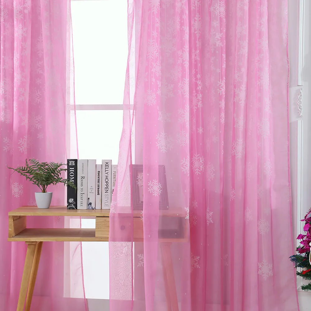 Romántico brillante mariposa Cortinas de Voile bordadas Cortinas Ventana de Panel de textiles para el hogar dormitorio Cortinas de estilo francés L3